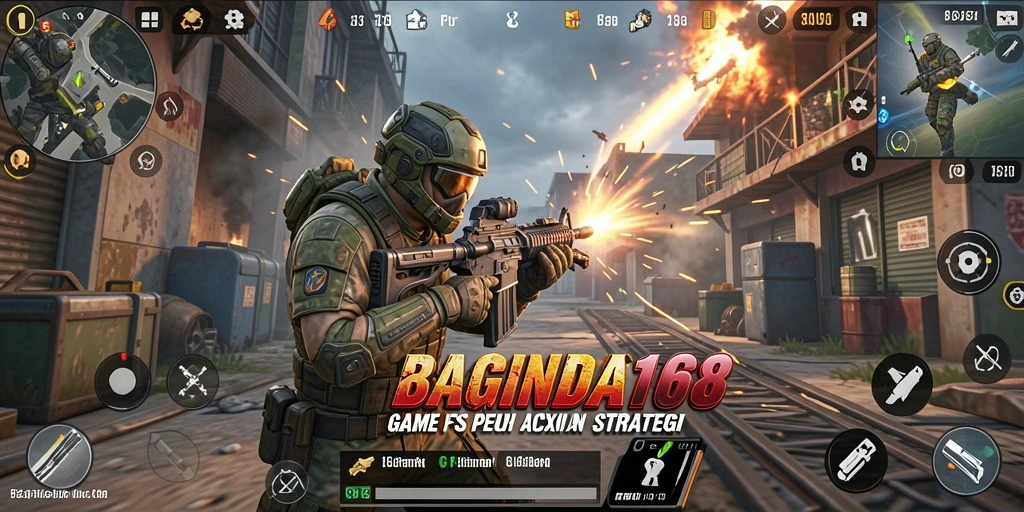 Tampilan gameplay BAGINDA168 yang penuh aksi dan strategi.