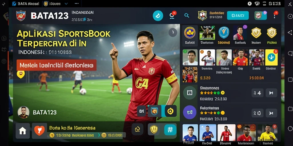 Tampilan screenshot BATA123 yang menampilkan fitur taruhan olahraga.