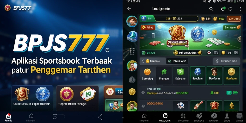Tampilan antarmuka yang menarik dan gameplay Sportsbook yang mendebarkan.