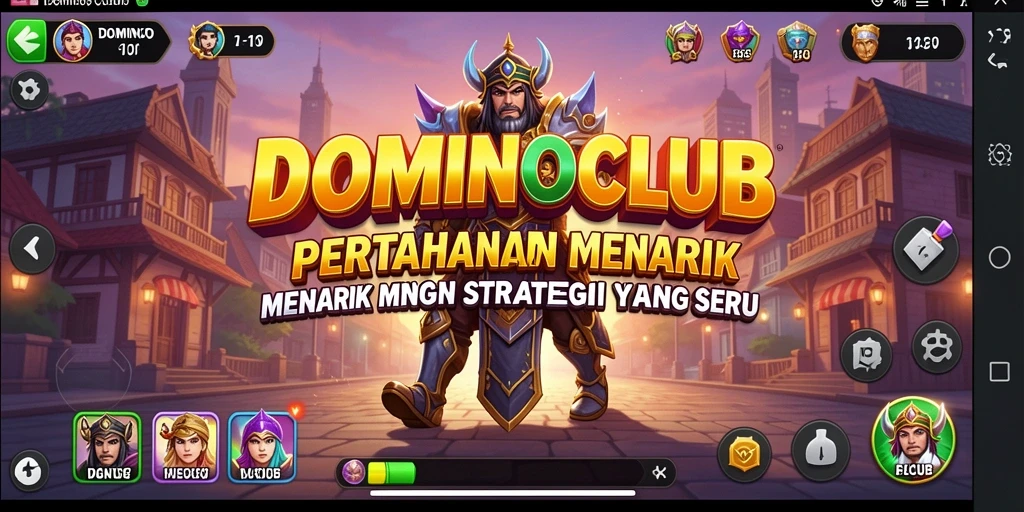 Gameplay seru Tower Defense di DOMINOCLUB dengan strategi cerdas.