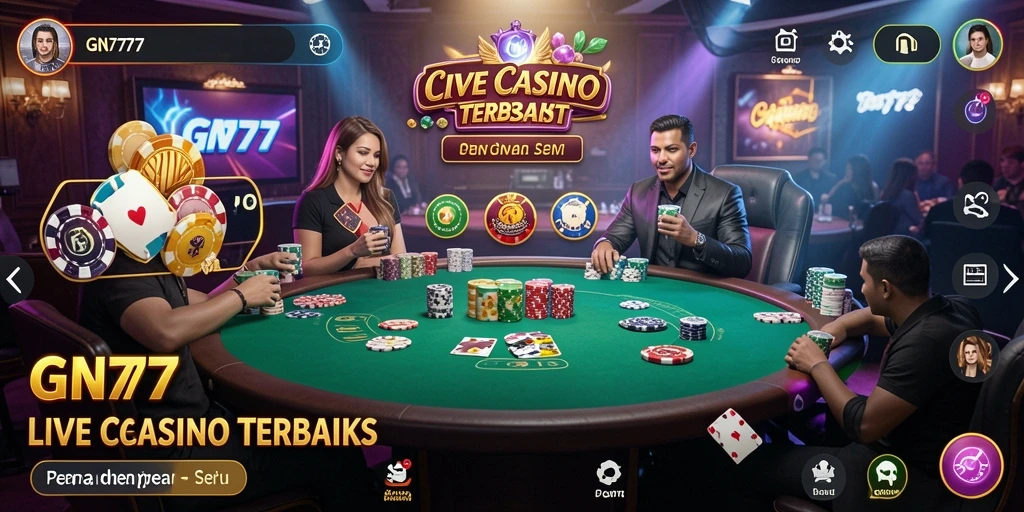 Tampilan gameplay seru dari game Live Casino GN777.