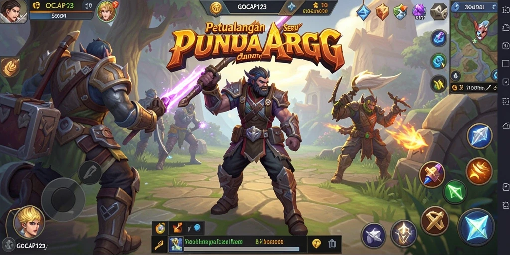 Tangkapan layar <strong>GOCAP123</strong> menunjukkan aksi pertempuran yang intens dan grafis memukau.