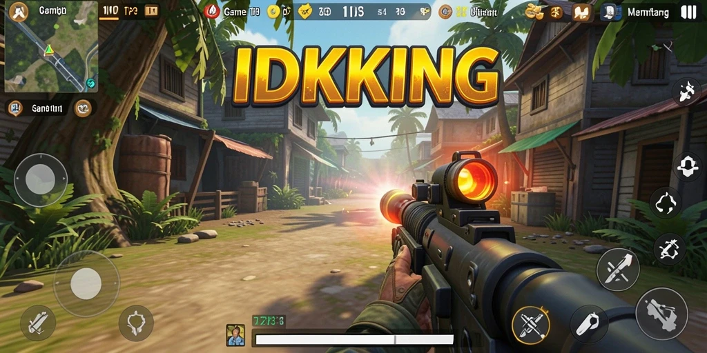 Tampilan gameplay seru di IDRKING dengan aksi petualangan yang mendebarkan.