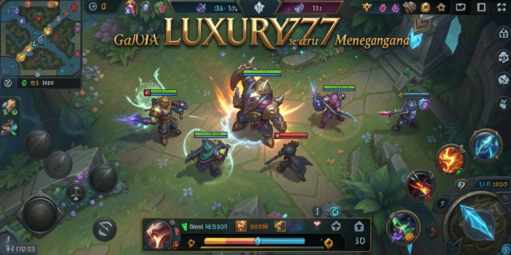 Tampilan gameplay LUXURY777 yang seru dan kompetitif.