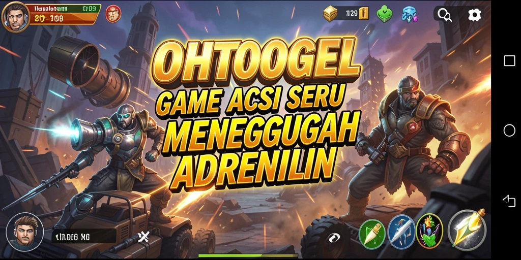 Tampilan gameplay seru dalam OHTOGEL, penuh aksi dan tantangan.