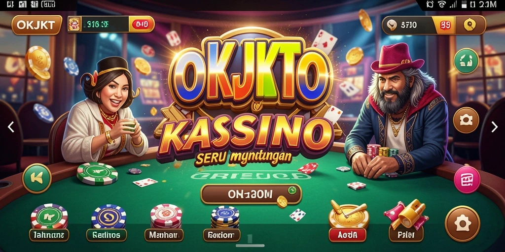 Gameplay seru dan menarik di OKJKT Kasino.