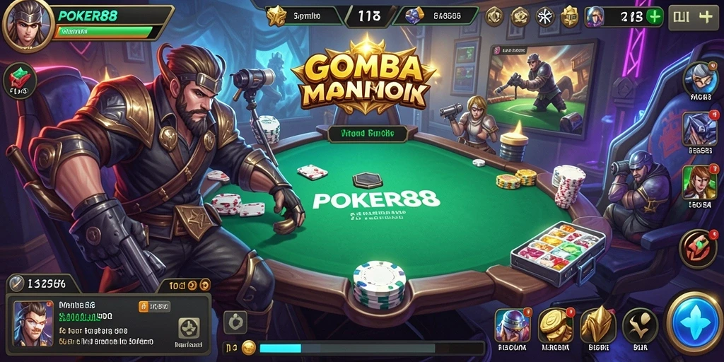 Gameplay POKER88 yang menegangkan dengan pertarungan tim.