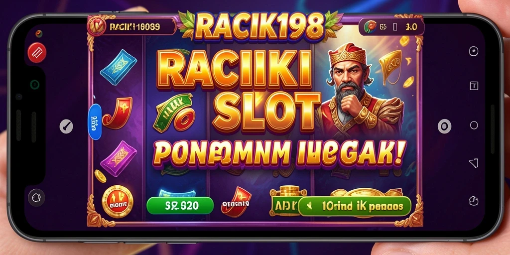 Screenshot menampilkan gameplay Slot paling menghibur di RACIK198.