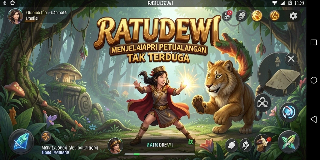 Gameplay menarik di dunia petualangan RATUDEWI.