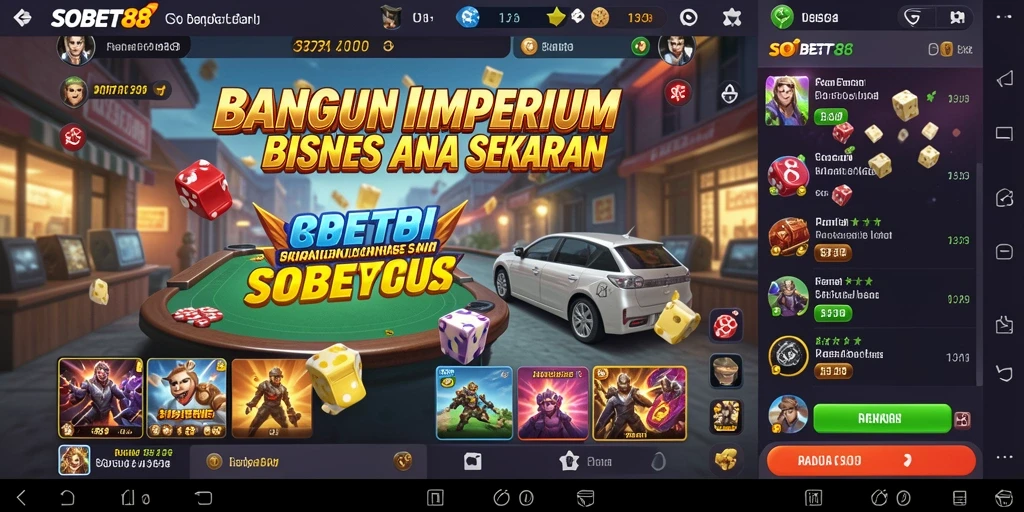 Tampilan menarik dari gameplay SOBET88 yang menarik dan menantang.