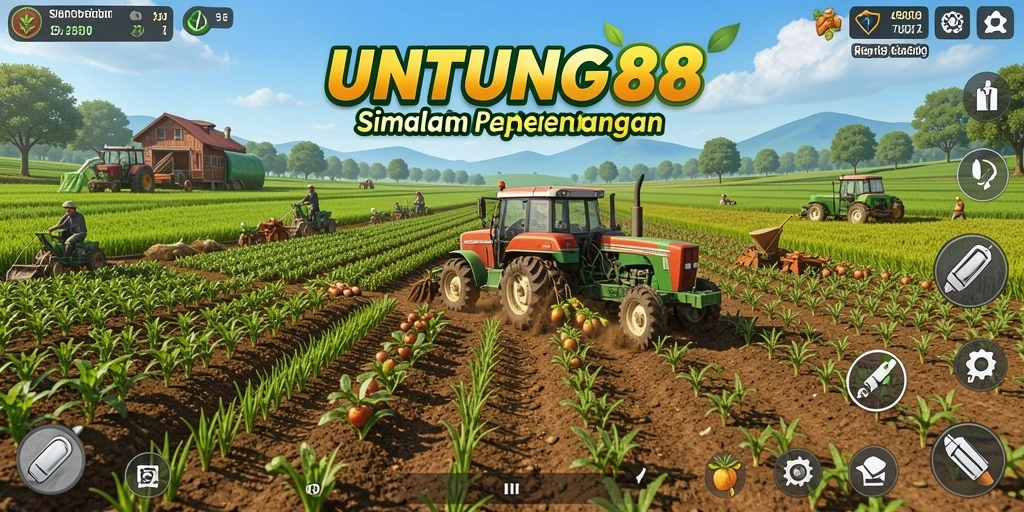 Tampilan menarik dari gameplay Farming di UNTUNG88.