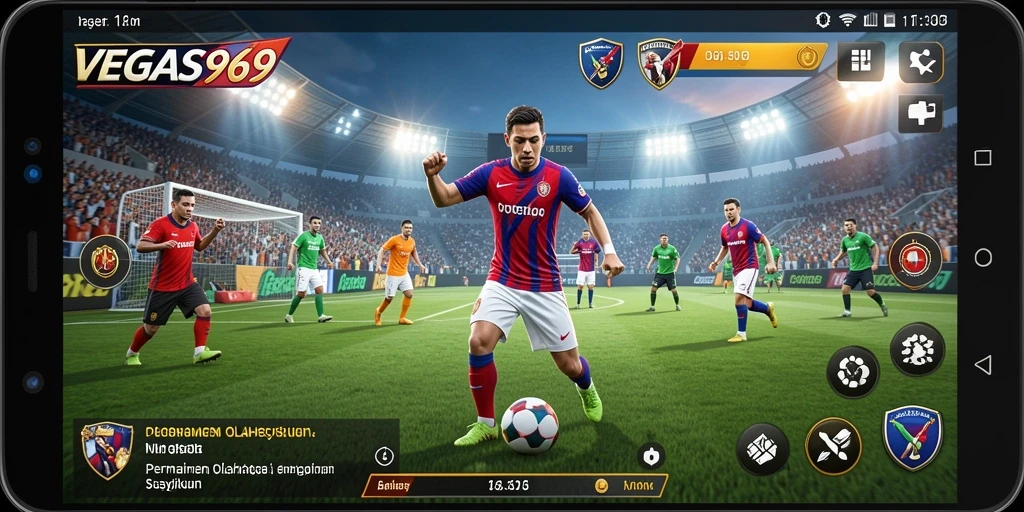 Tampilan seru gameplay <strong>VEGAS969</strong> dalam aksi olahraga.