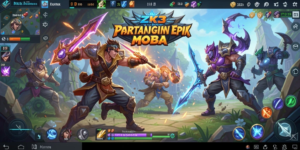 Gameplay seru dan strategi dalam ZK3 terlihat jelas.